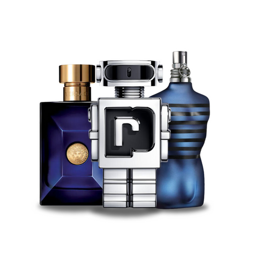Set di 3 Profumi Dylan blu, Phantom e Ultra maschile 100ml